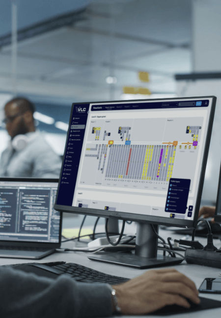 Working on a computer